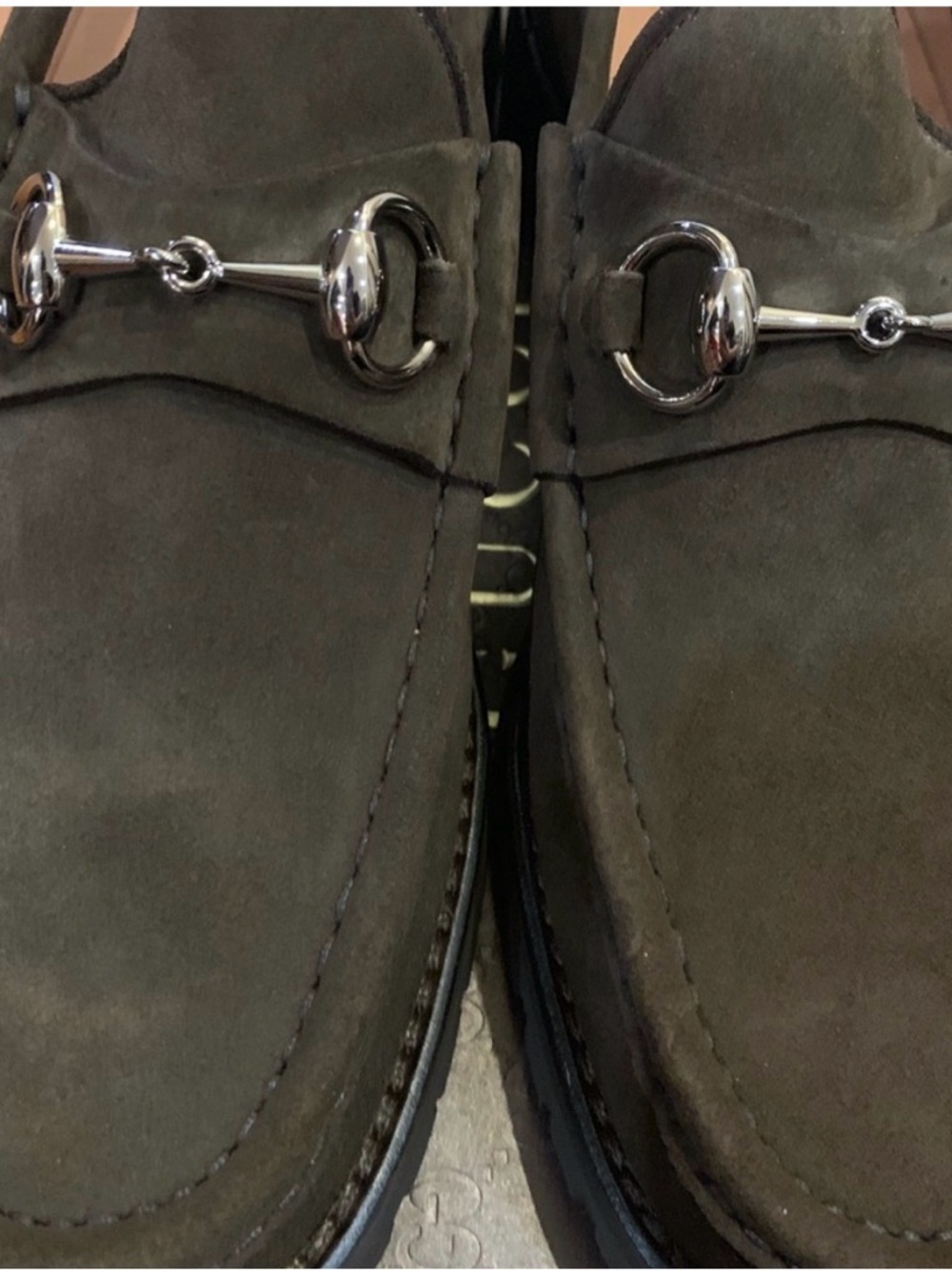 Gucci Jasper Suede Loafers - Picture 13 of 14